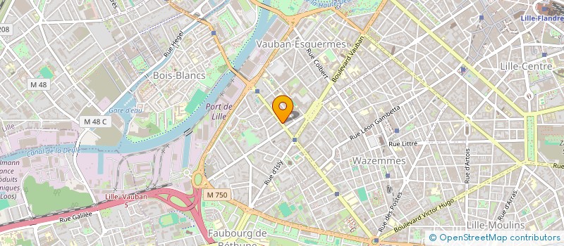 localisation de l'entreprise MADAME CHRISTINE LIDA à LILLE