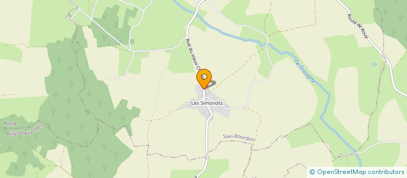 localisation de l'entreprise MADAME CHRISTINE LIEGARD à SAXI-BOURDON