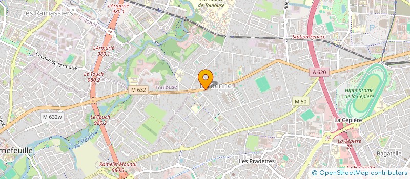 localisation de l'entreprise MADAME CHRISTINE LIGNEREUX à TOULOUSE