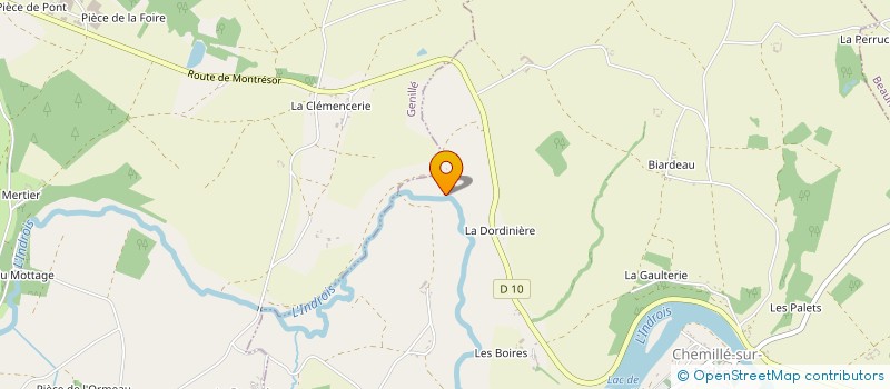 localisation de l'entreprise MADAME CHRISTINE LINDAUER  CHEMILLE-SUR-INDROIS