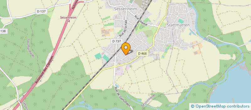 localisation de l'entreprise MADAME CHRISTINE LINK  SESSENHEIM