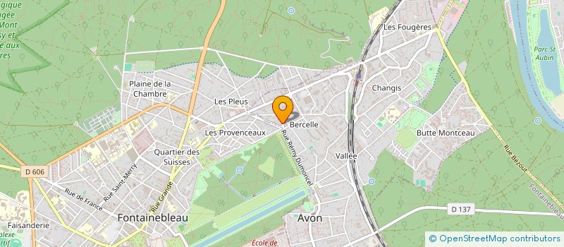 localisation de l'entreprise MADAME CHRISTINE LIONNET  AVON