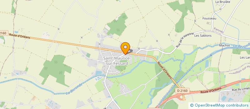 localisation de l'entreprise MADAME CHRISTINE LIORET à SAINT-MAURICE-SUR-FESSARD