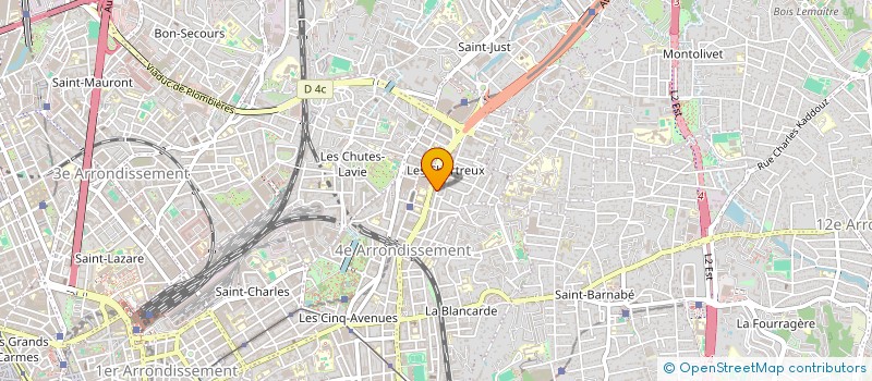 localisation de l'entreprise MADAME CHRISTINE LLORENS à MARSEILLE