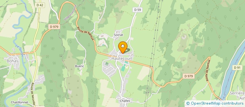 localisation de l'entreprise MADAME CHRISTINE LLORIA  HAUTECOURT-ROMANECHE