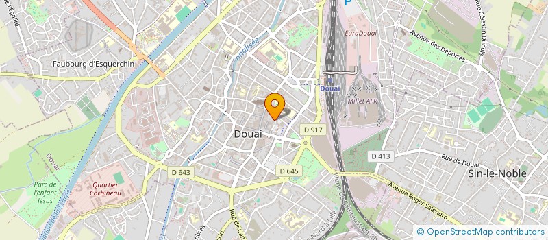 localisation de l'entreprise MADAME CHRISTINE LOEUILLET  DOUAI