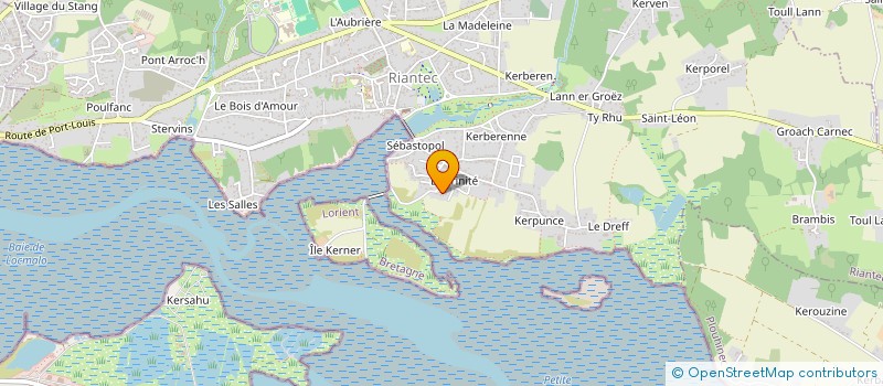 localisation de l'entreprise MADAME CHRISTINE LOISEUR  RIANTEC