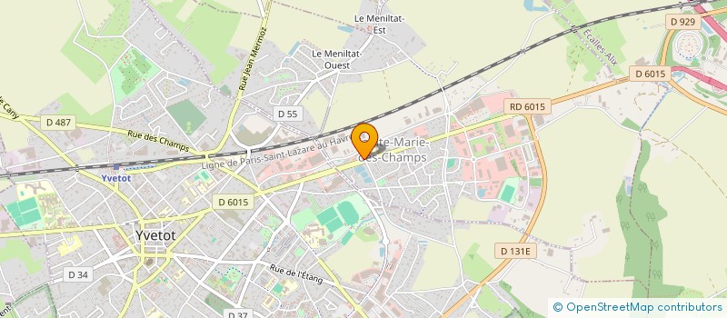 localisation de l'entreprise MADAME CHRISTINE LOMBARD  SAINTE-MARIE-DES-CHAMPS