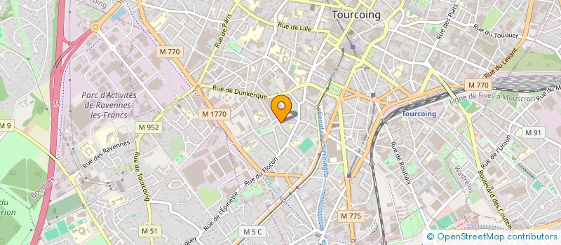 localisation de l'entreprise MADAME CHRISTINE LOMBARDI à TOURCOING