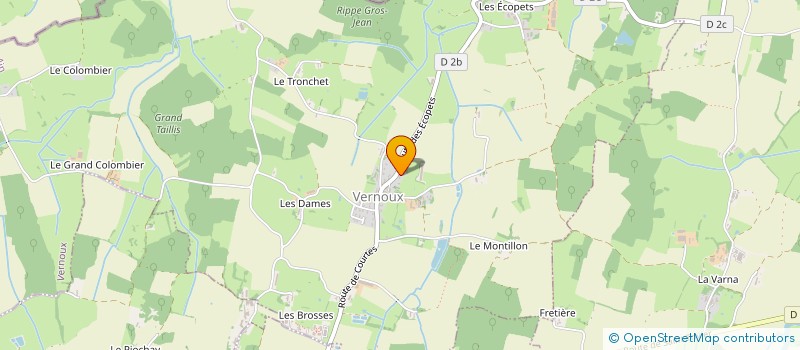 localisation de l'entreprise MADAME CHRISTINE LONG  VERNOUX