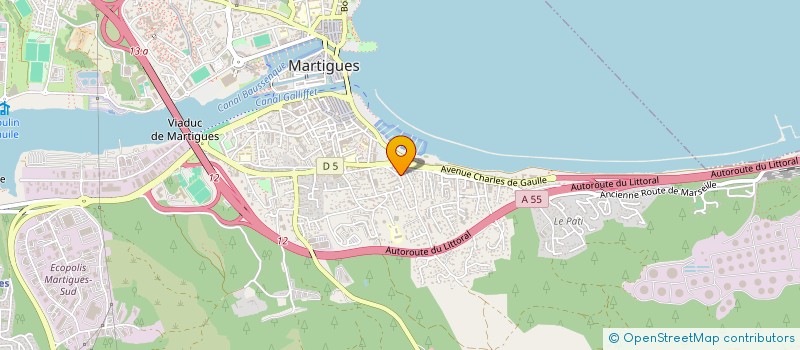 localisation de l'entreprise MADAME CHRISTINE LOPEZ à MARTIGUES