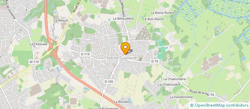 localisation de l'entreprise MADAME CHRISTINE LORIJON à HAUTE-GOULAINE