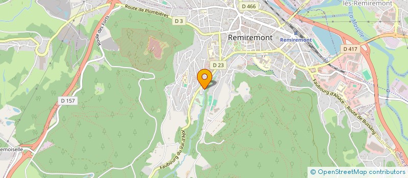 localisation de l'entreprise MADAME CHRISTINE LORRAIN  REMIREMONT