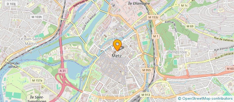 localisation de l'entreprise MADAME CHRISTINE LOUIS  METZ