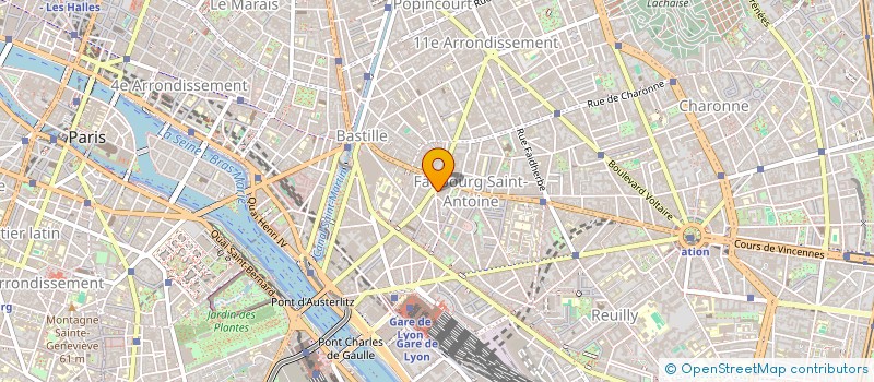 localisation de l'entreprise MADAME CHRISTINE LOYON  PARIS