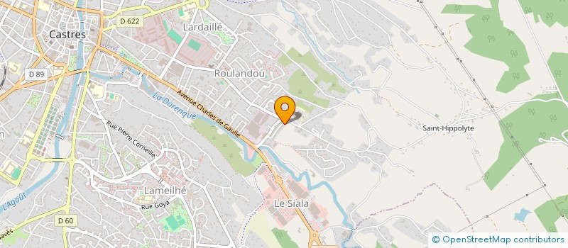 localisation de l'entreprise MADAME CHRISTINE LUBIATTO  CASTRES