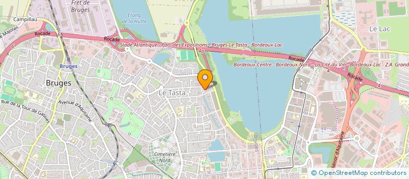 localisation de l'entreprise MADAME CHRISTINE LUCIA  BRUGES