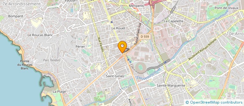 localisation de l'entreprise MADAME CHRISTINE LUCIANI à MARSEILLE