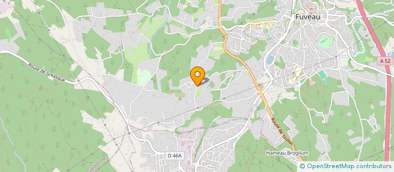 localisation de l'entreprise MADAME CHRISTINE LUCIENNE COLLONGE  FUVEAU