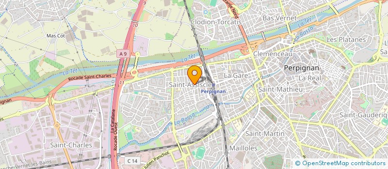 localisation de l'entreprise MADAME CHRISTINE LUCIENNE MARINOSA  PERPIGNAN