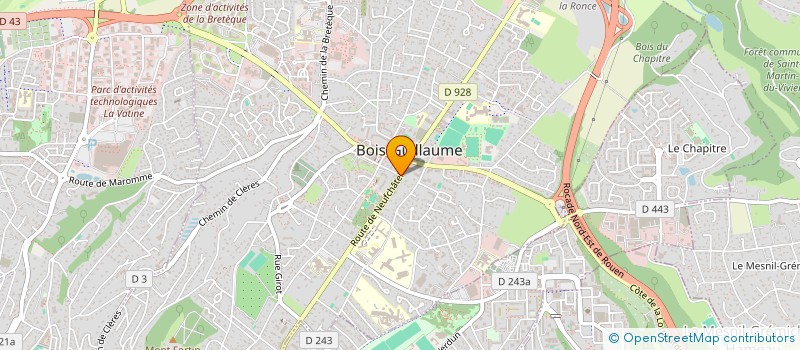 localisation de l'entreprise MADAME CHRISTINE LUIS  BOIS-GUILLAUME