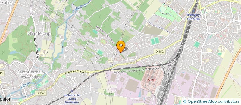 localisation de l'entreprise MADAME CHRISTINE LYSE GUIBERT à BRETIGNY-SUR-ORGE