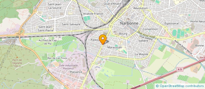 localisation de l'entreprise MADAME CHRISTINE MABILLEAU à NARBONNE