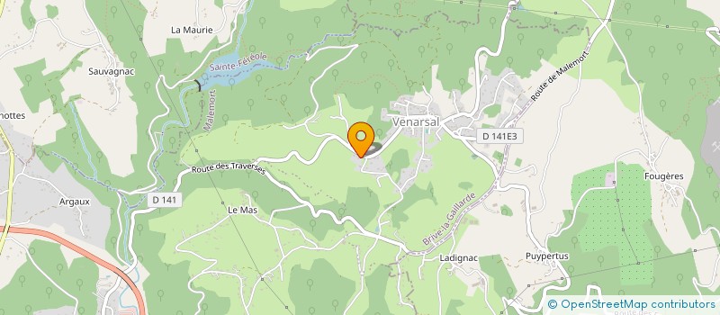 localisation de l'entreprise MADAME CHRISTINE MACHAT  MALEMORT