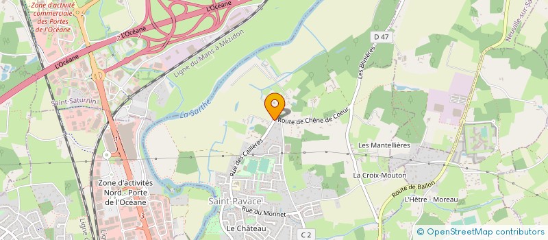 localisation de l'entreprise MADAME CHRISTINE MADIOT  SAINT-PAVACE