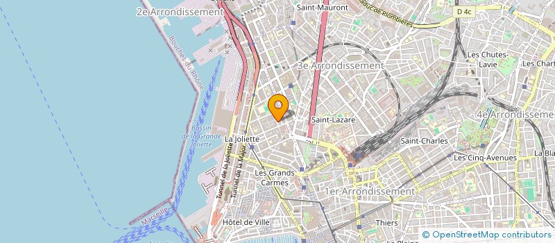 localisation de l'entreprise MADAME CHRISTINE MAGNAN à MARSEILLE