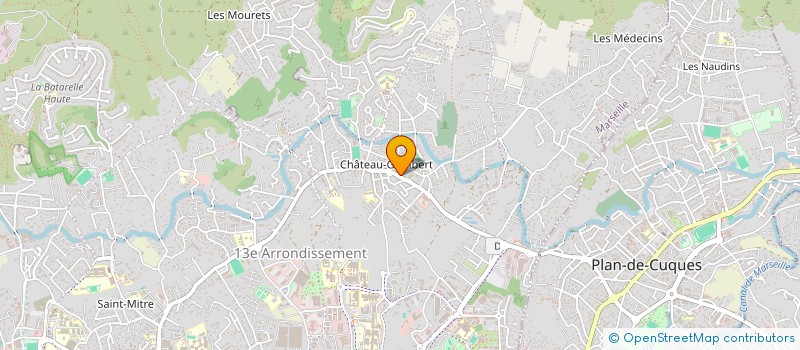 localisation de l'entreprise MADAME CHRISTINE MAGNE  MARSEILLE