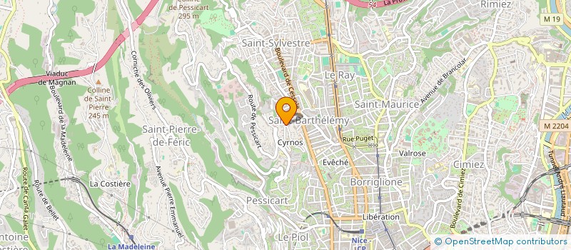 localisation de l'entreprise MADAME CHRISTINE MAIFFRET  NICE