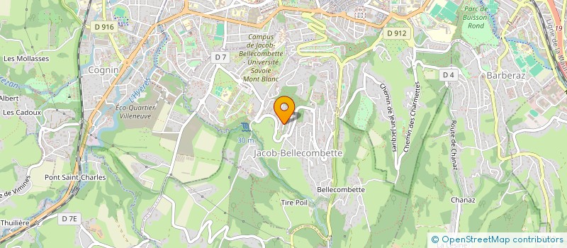 localisation de l'entreprise MADAME CHRISTINE MAILLAND  JACOB-BELLECOMBETTE