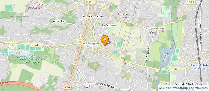 localisation de l'entreprise MADAME CHRISTINE MAILLOT à MONTLHERY