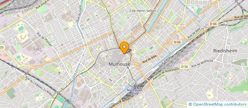 localisation de l'entreprise MADAME CHRISTINE MALEY  MULHOUSE