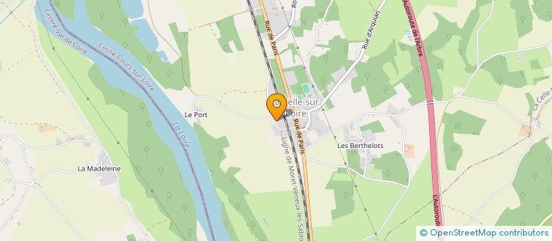 localisation de l'entreprise MADAME CHRISTINE MALIAN  LA CELLE-SUR-LOIRE