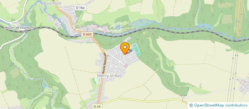 localisation de l'entreprise MADAME CHRISTINE MANGIN  MERCY-LE-BAS