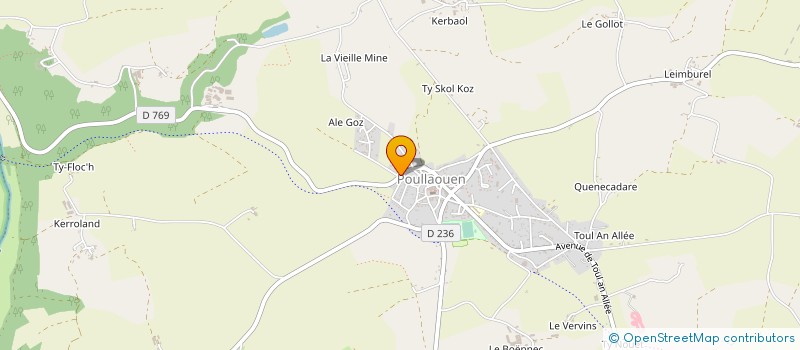 localisation de l'entreprise MADAME CHRISTINE MAO  POULLAOUEN