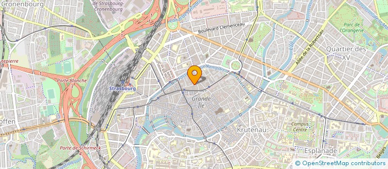 localisation de l'entreprise MADAME CHRISTINE MARCHAND à STRASBOURG