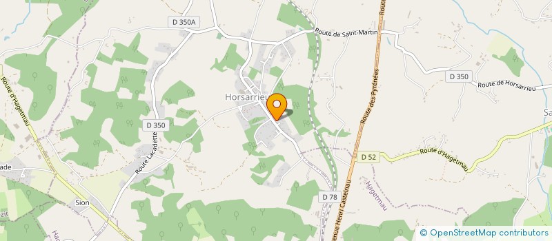 localisation de l'entreprise MADAME CHRISTINE MARCHAND  HORSARRIEU