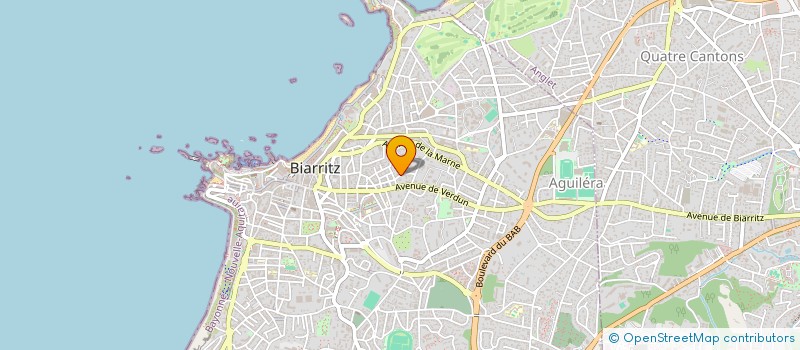 localisation de l'entreprise MADAME CHRISTINE MARCUSSE  BIARRITZ