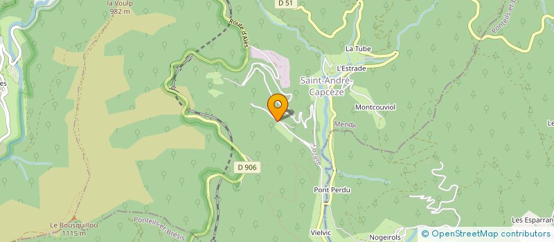 localisation de l'entreprise MADAME CHRISTINE MAREE  SAINT-ANDRE-CAPCEZE