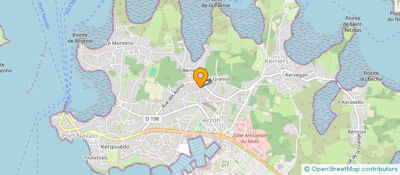 localisation de l'entreprise MADAME CHRISTINE MARIE JEAN MESSMER  ARZON