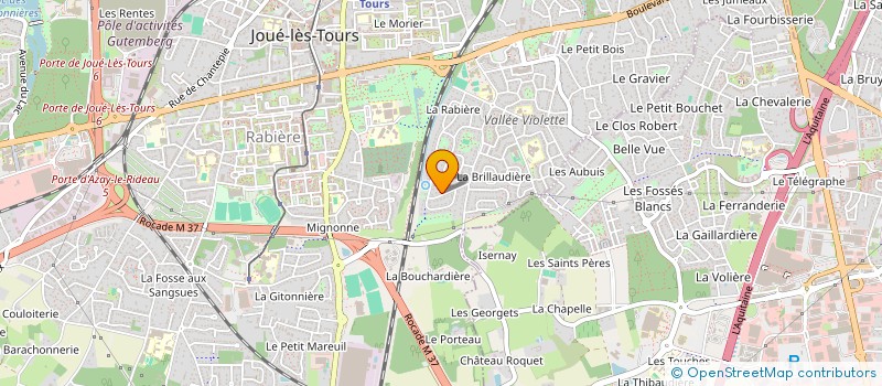 localisation de l'entreprise MADAME CHRISTINE MARIE KHANDJIAN à JOUE-LES-TOURS