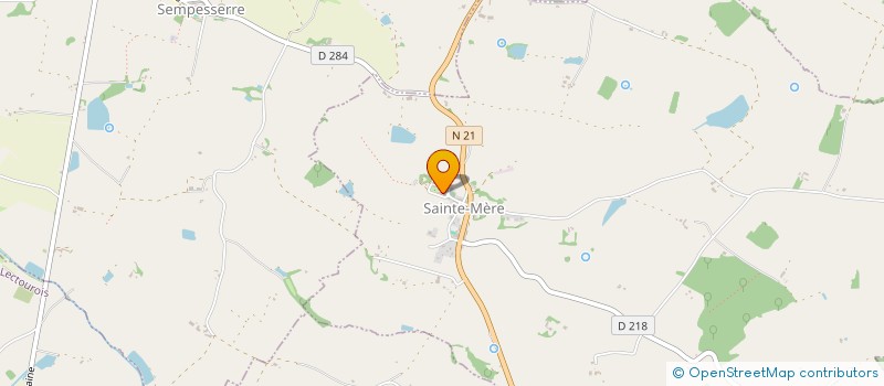 localisation de l'entreprise MADAME CHRISTINE MARILYS BRANCART-BACH  SAINTE-MERE