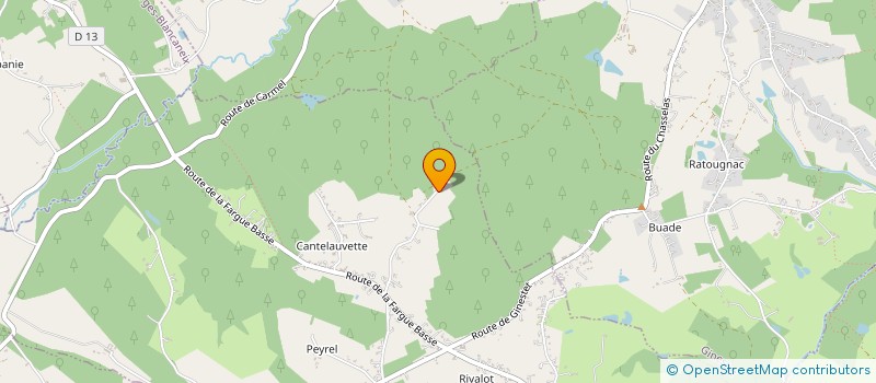 localisation de l'entreprise MADAME CHRISTINE MARQUE  PRIGONRIEUX