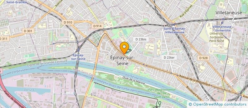 localisation de l'entreprise MADAME CHRISTINE MARSHALL à EPINAY-SUR-SEINE