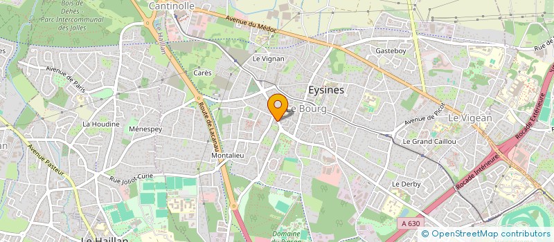 localisation de l'entreprise MADAME CHRISTINE MARTHE SCHNEIDER  EYSINES