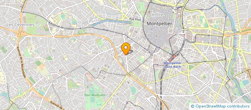 localisation de l'entreprise MADAME CHRISTINE MARTIN à MONTPELLIER