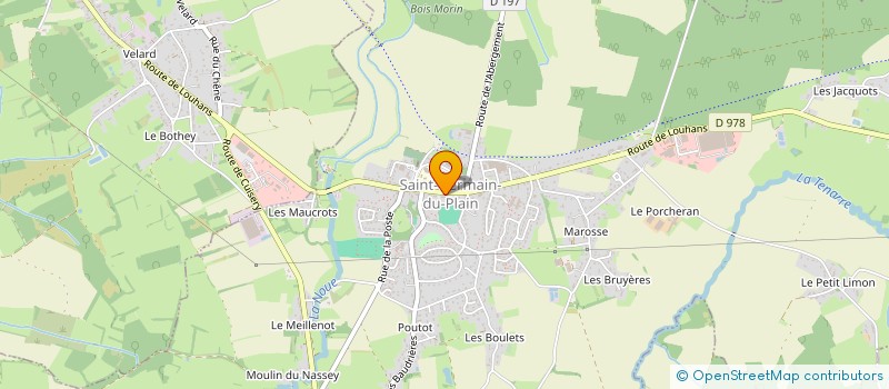 localisation de l'entreprise MADAME CHRISTINE MARTIN  SAINT-ETIENNE-EN-BRESSE